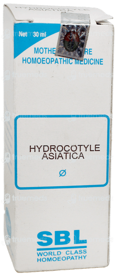 Sbl Hydrocotyle Asiatica Q Mother Tincture 30Ml Sbl Hydrocotyle Asiatica Q Mother Tincture 30Ml